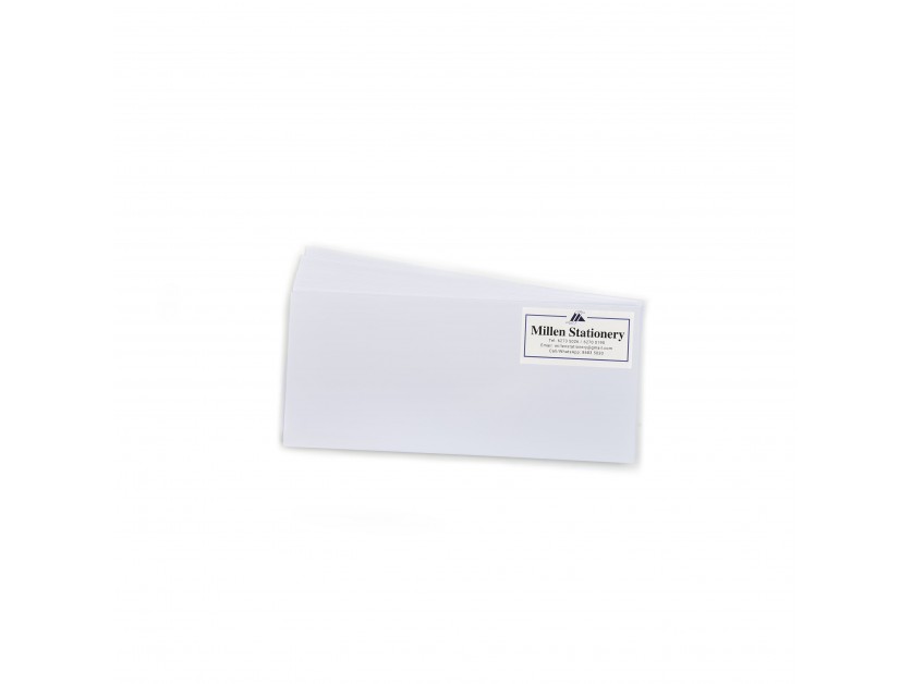 White Envelopes 4 x 9 Inch (20 Per Pack)