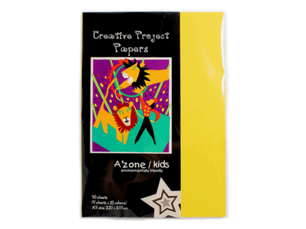 Azone Creative Paper A4 Mix Colour 125gsm - 40s Per Pack