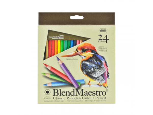 BlendMaestro Colour Pencil - 24 Colours