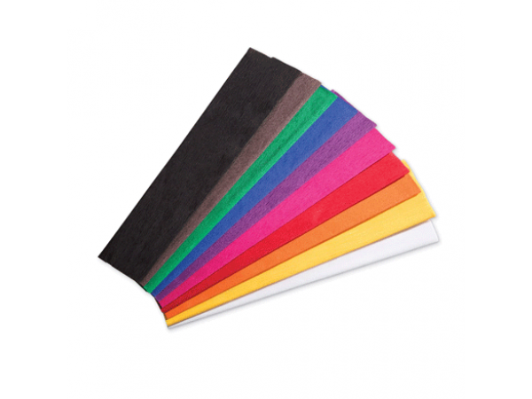 Crepe Paper-Mix Colour Pack of 10 Pieces