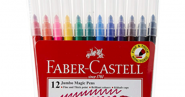 https://www.millenstationery.com.sg//image/cache/catalog/Art%20Materials/Faber-Castell-12-colour-jumbo-magic-Pen-600x315.png