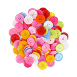 Plastic Button Mix Size and Colour