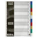 PVC 10 Colour Index Divider A4