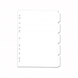 5 Tab Ivory Paper Divider A4 ID-W05