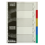 PVC 5 Colour Index Divider A4