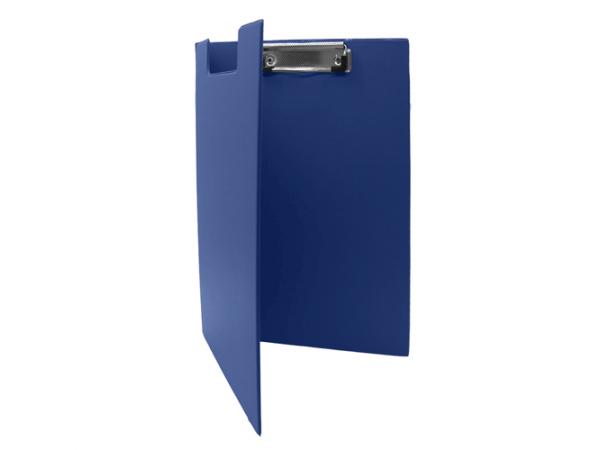 PVC ClipBoard With Cover A4 Blue