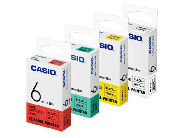 Casio EZ Label Printer Tape Cartridge 6mm