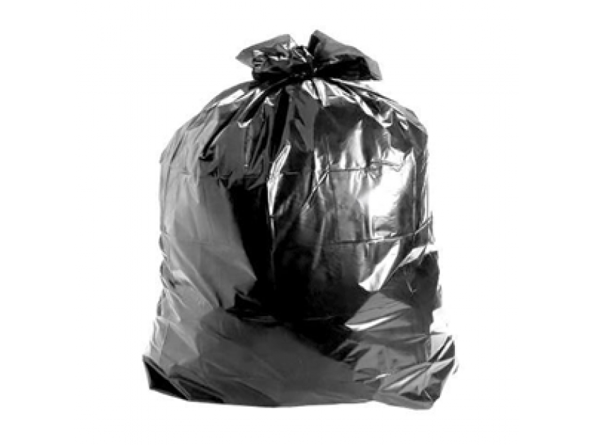 Black Rubbish Trash Garbage Bags 30 x 34 Inch x 0.03mm