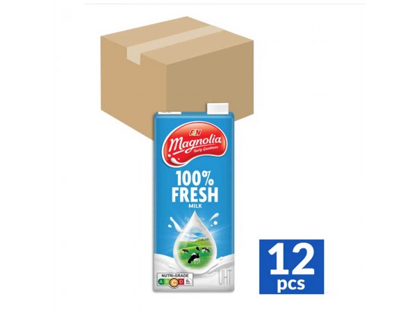 Magnolia UHT Milk - Fresh 1 Liter x 12