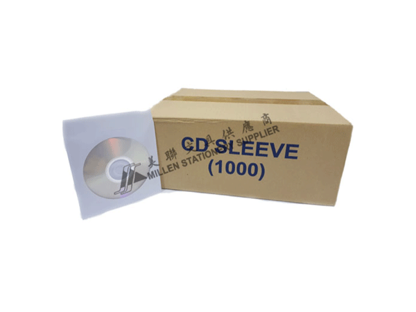 CD Envelope Paper With Round Window White - 1000s Per Pack