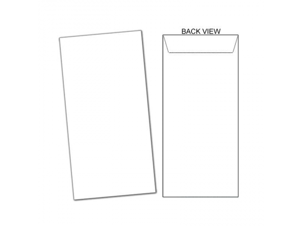 White Envelope 4.3 x 8.6 Inch DL - 20s Per Pack