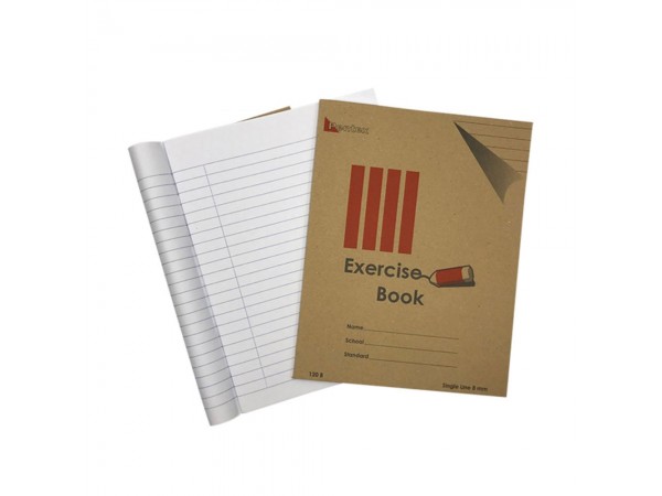 Softcover Exercise Book 8mm 120B Single Line