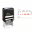 Shiny Self Inking Date Stamp Paid S401