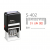 Shiny Self Inking Date Stamp Received S402