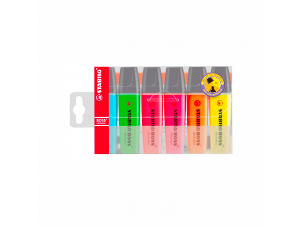 Stabilo Boss Highlighters 6 Colours