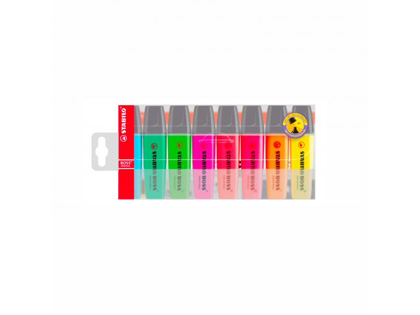 Stabilo Boss Highlighters 8 Colours