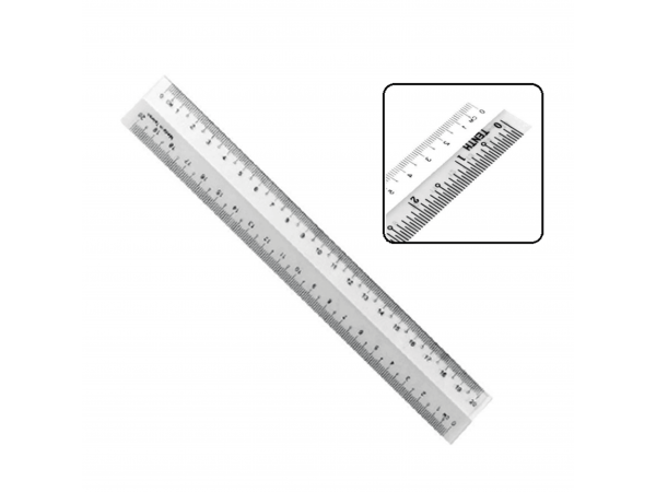 Plastic Ruler 8 Inch