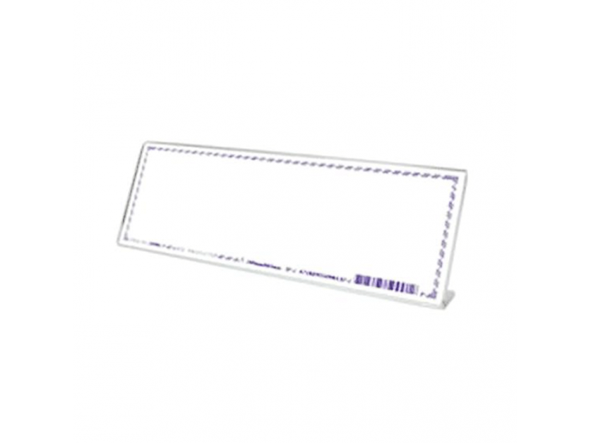 Acrylic Card Stand 180 x 65mm L Shape 50981