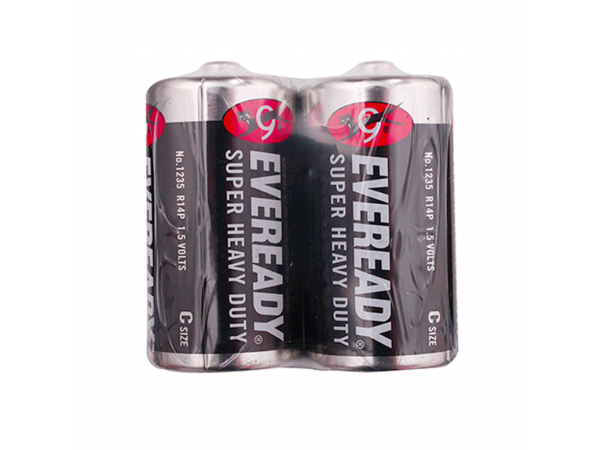 Eveready Super Heavy Duty Battery C (2 Per Pack)