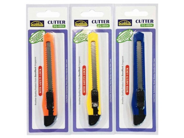 Suremark Plastic Penknife Cutter Small SQ-8804 - 9mm