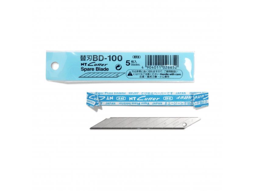 NT Cutter Spare Blades BD-100 (5 Per Pack)