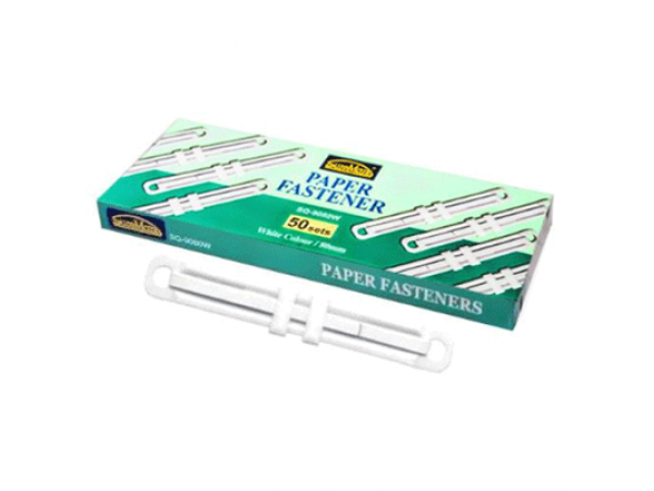 Suremark Paper Fastener White - 50s Per Box