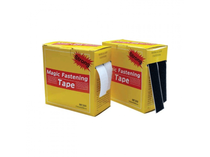 Velcro Self-Adhesive Fastening Tape 25mm x 2m Hook and Loop White