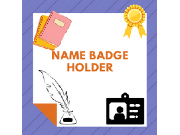 Name Badge ID Holder 106  x 68mm Landscape H3703 - 10s Per Pack