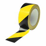 Yellow and Black Boundary Safety Tape 48mm x 40m